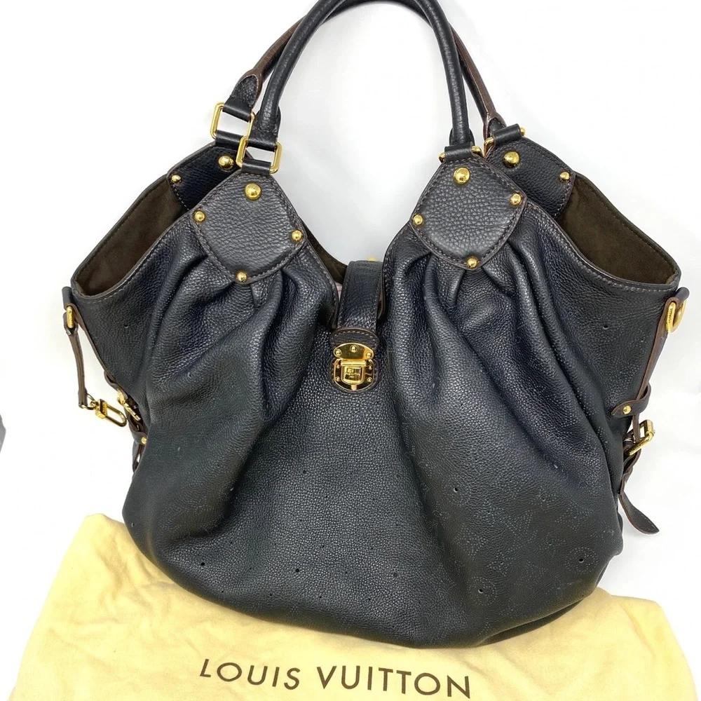 💎✨ HUGE ✨💎 SLOUCHY MAHINA XL LOUIS VUITTON - Picture 10 of 16